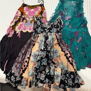 Free People Floral Patterned Dresses Bundle